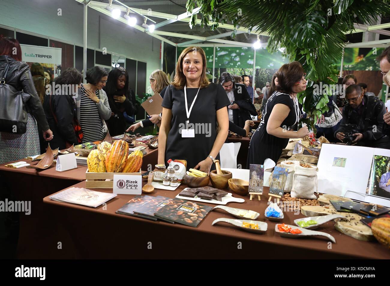 Anzeigen Schokolade @ Olympia 2017... Stockfoto