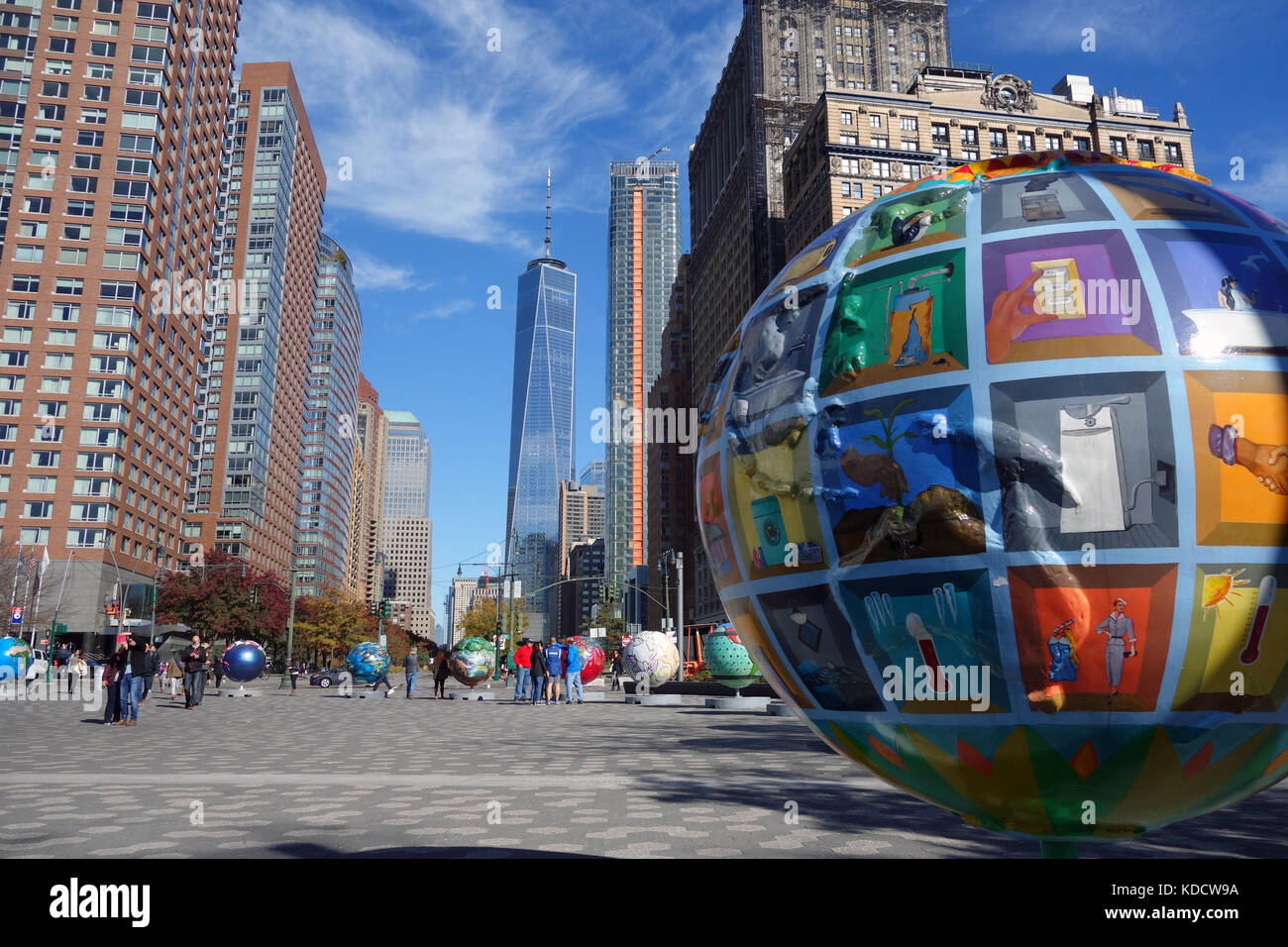 New York usa Stadt Harlem bronx Ball. Stockfoto