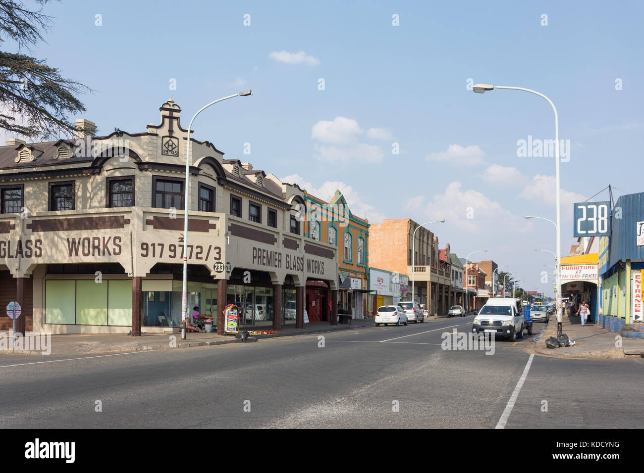 Herr Kommissar Straße, Boksburg, East Rand, größere Johannesberg, Provinz Gauteng, Südafrika Stockfoto