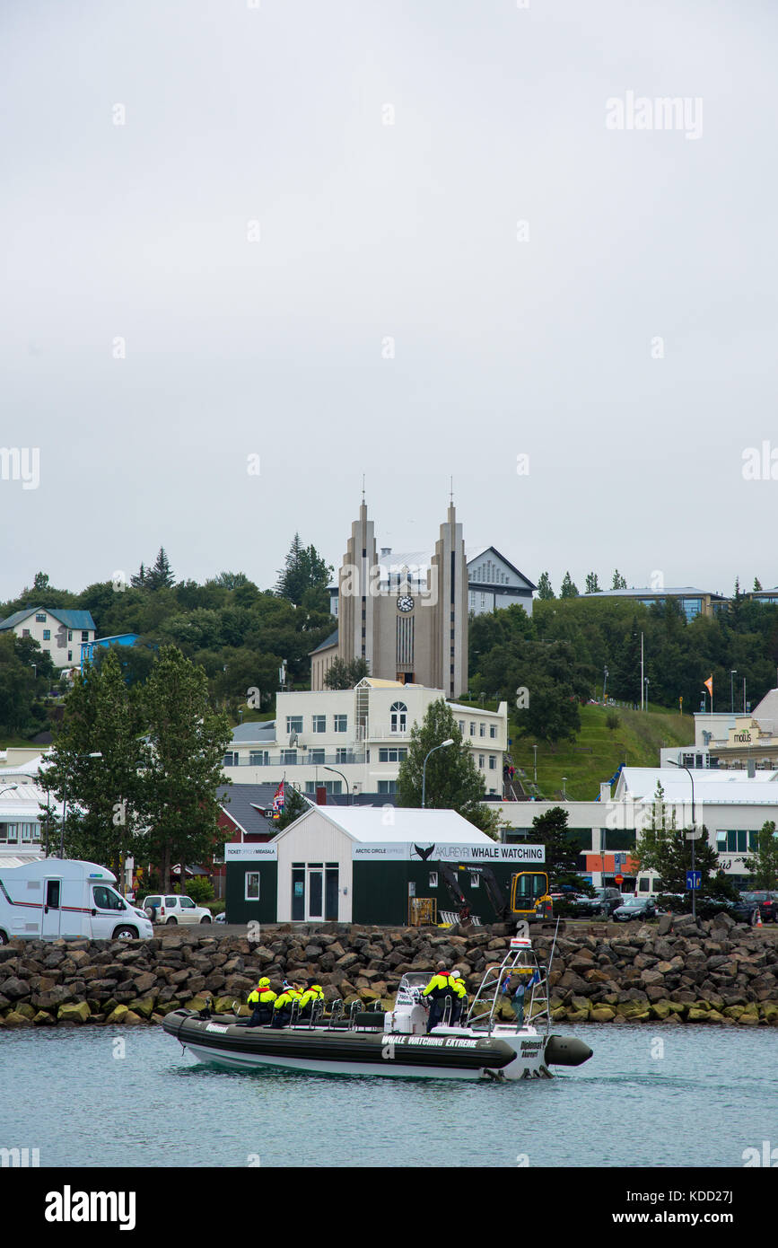 Akureyri, Island Stockfoto