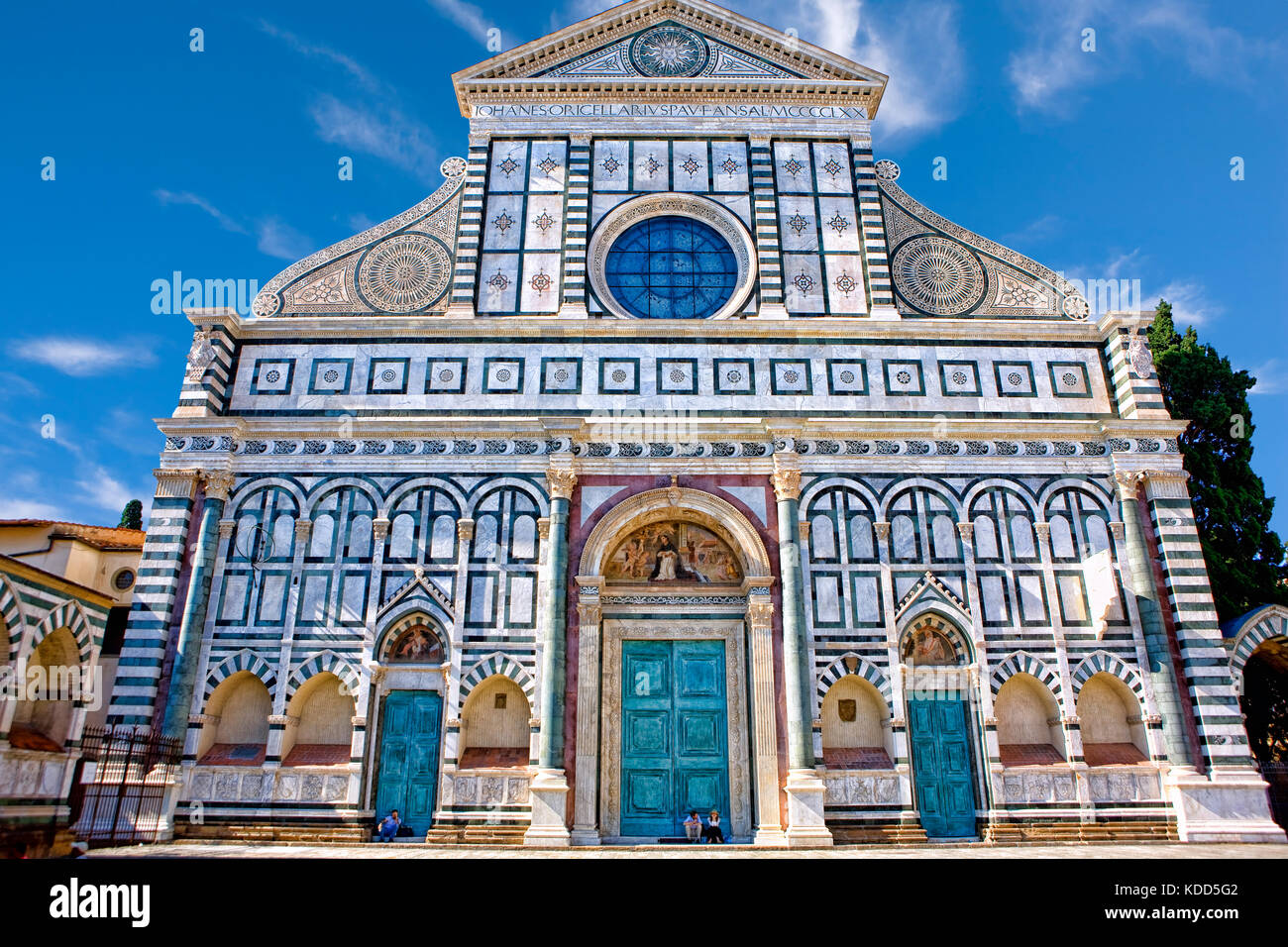 Die Kirche Santa Maria Novella in Florenz Stockfoto