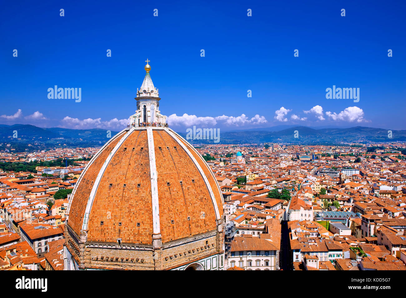 Der duomo (Basilica di Santa Maria del Fiore) in Florenz Stockfoto