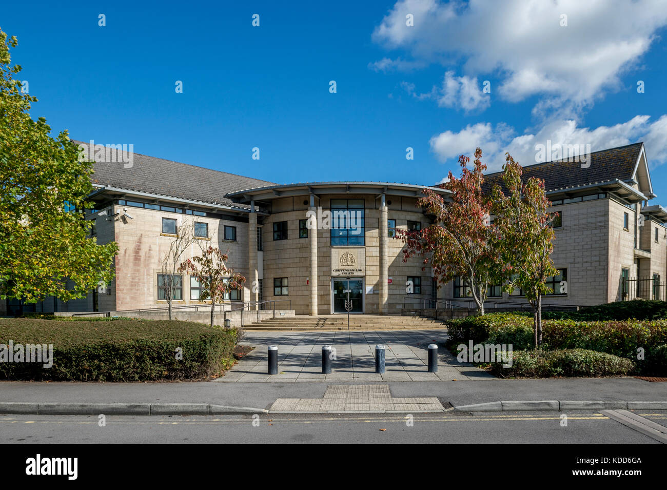 Die Außenwelt des Amtsgerichts Chippenham Stockfoto