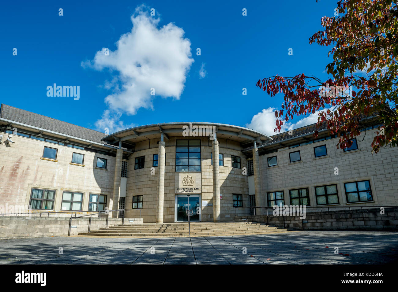 Die Außenwelt des Amtsgerichts Chippenham Stockfoto