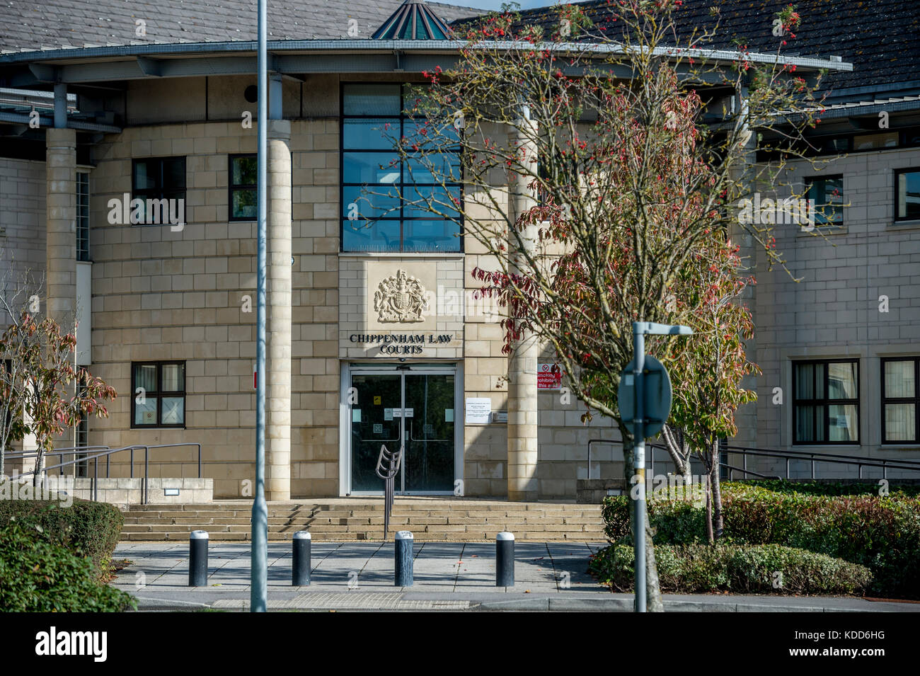 Die Außenwelt des Amtsgerichts Chippenham Stockfoto