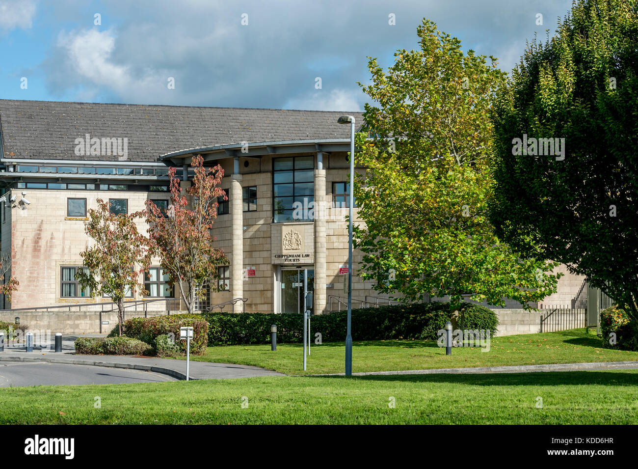 Die Außenwelt des Amtsgerichts Chippenham Stockfoto