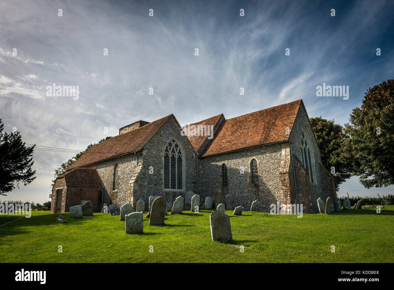 St Mary Stelling Kirche Stelling Minnis, Kent, Großbritannien Stockfoto