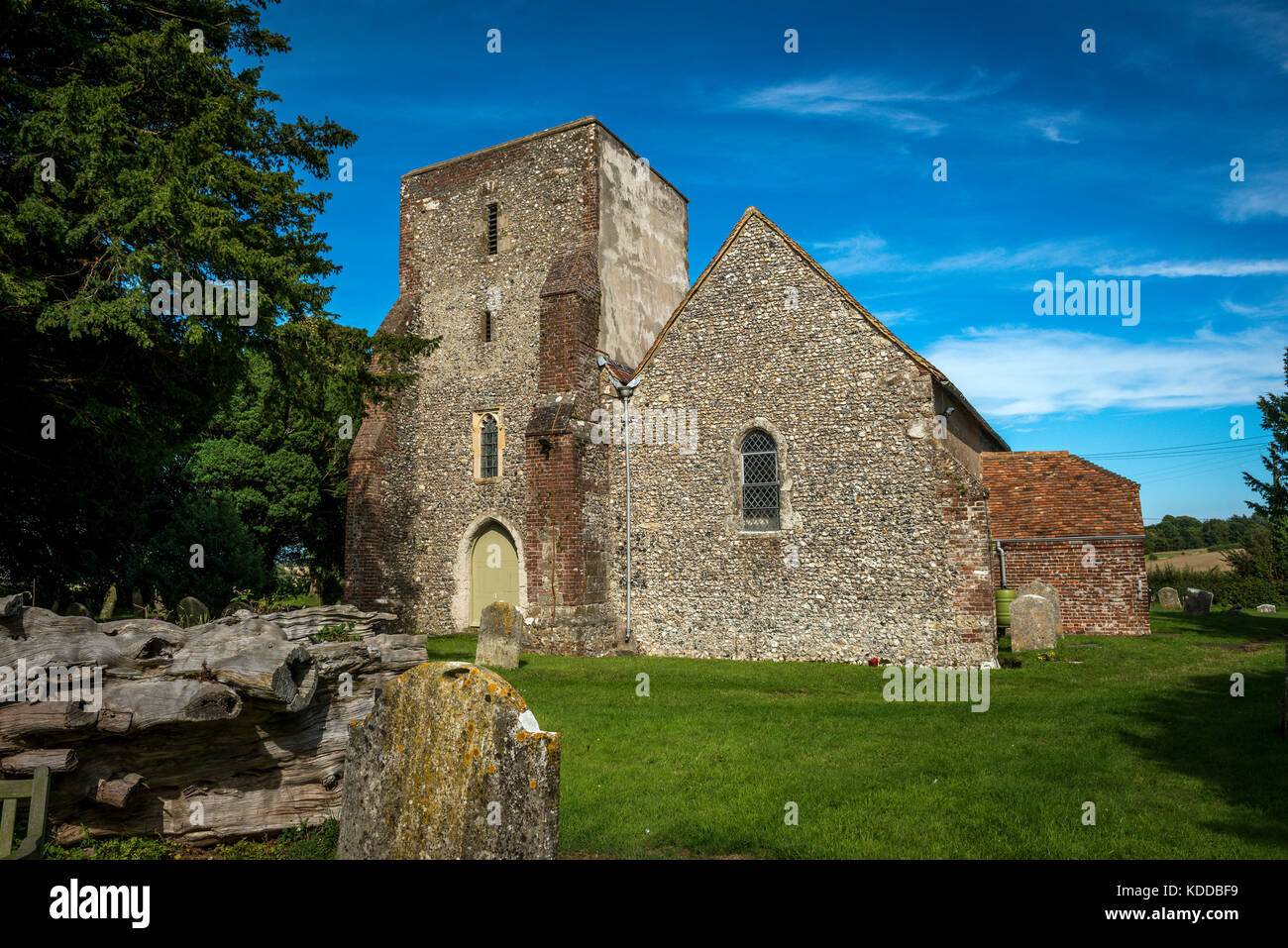 St Mary Stelling Kirche Stelling Minnis, Kent, Großbritannien Stockfoto