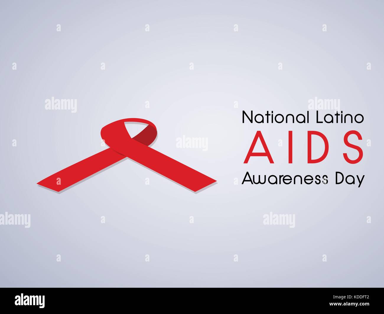 Darstellung der nationalen Latino AIDS Bewußtsein Tag Hintergrund Stock Vektor