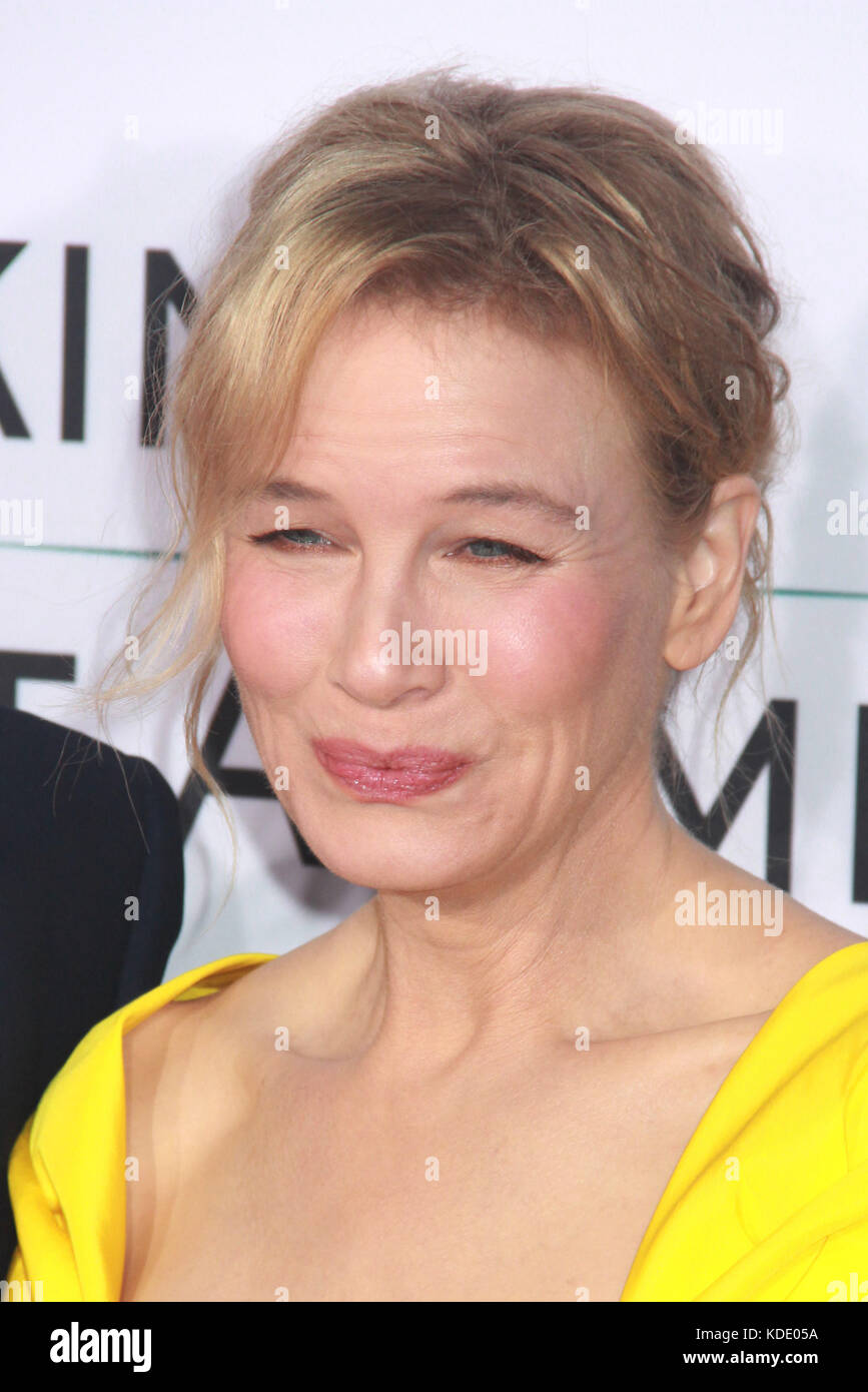 Renée Zellweger 10/12/2017 Los Angeles Premiere von der Ame anders als mich" bei Westwood Village Theater in Los Angeles, Ca Foto: Cronos/hollywood Nachrichten Stockfoto