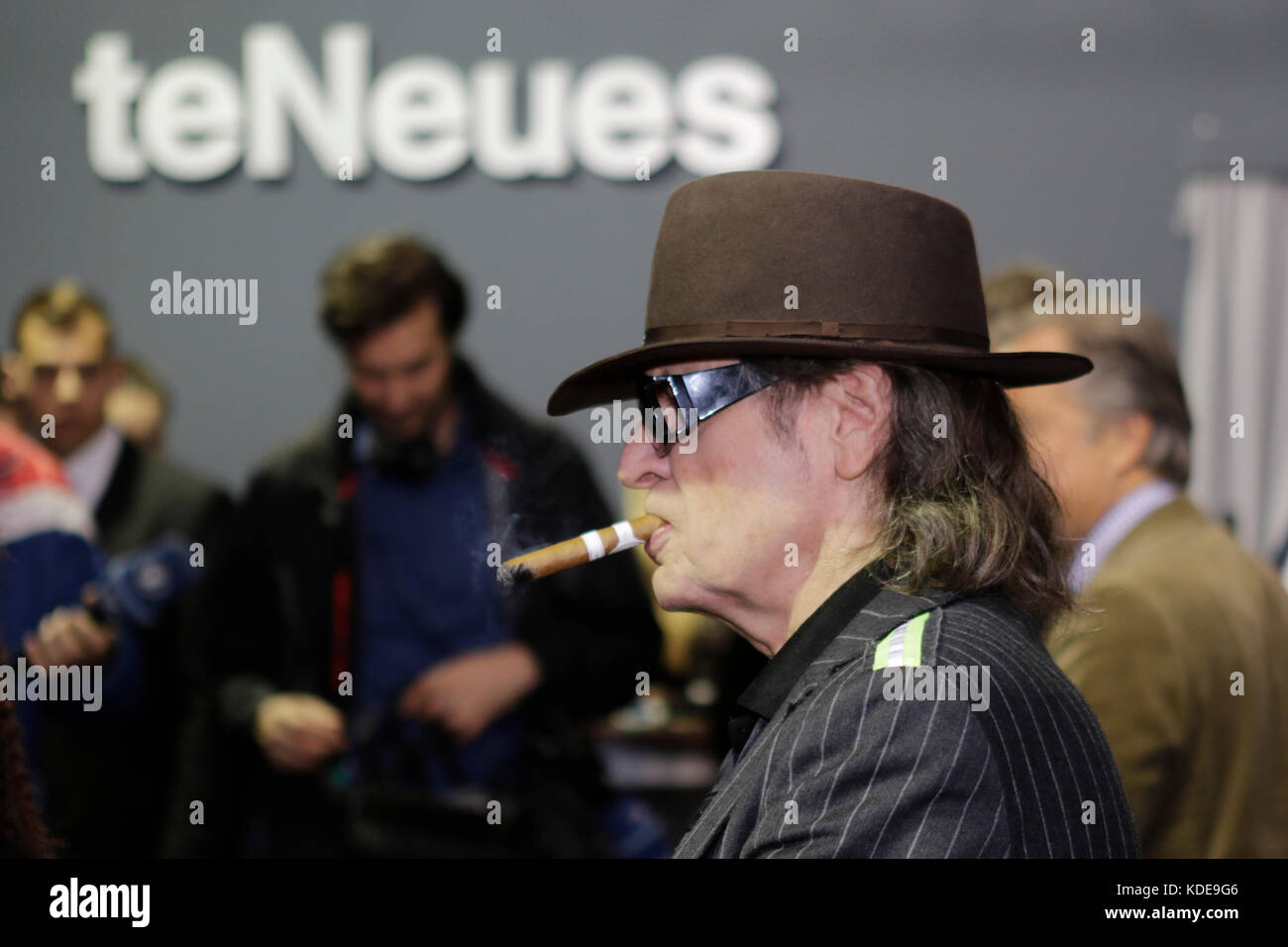 Frankfurt am Main, Deutschland. 13. Oktober 2017. Udo Lindenberg abgebildet ist auf dem Stand 