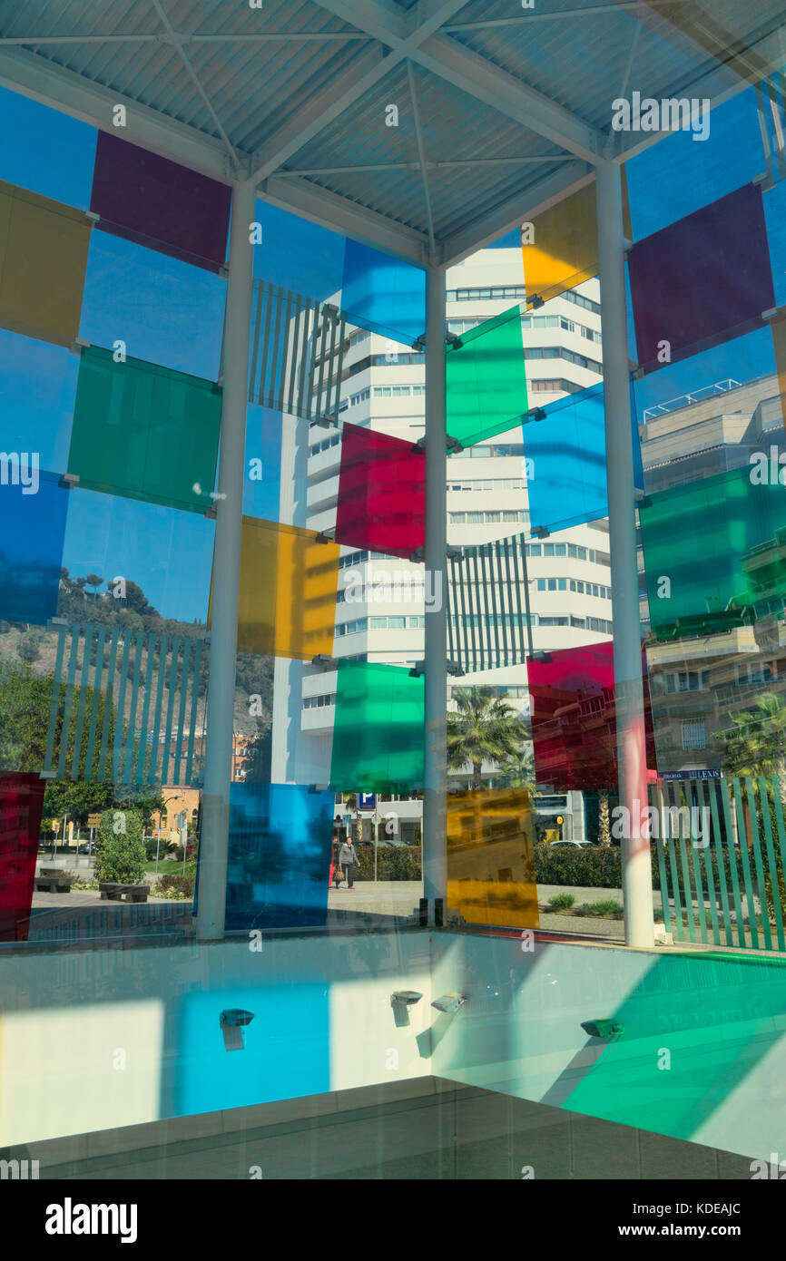 Centre Pompidou, Malaga Stockfoto