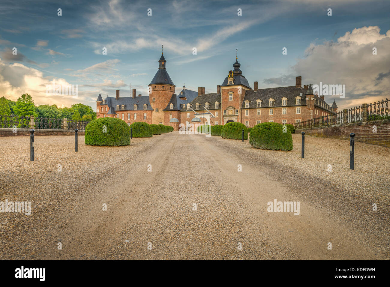 Parkhotel Wasserburg Anholt Stockfoto