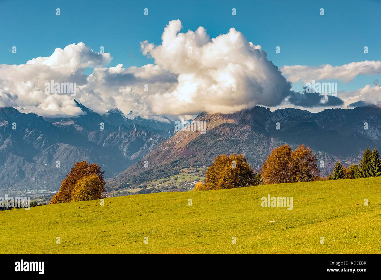 Italien Venetien cansiglio - alpago - col indes Stockfoto