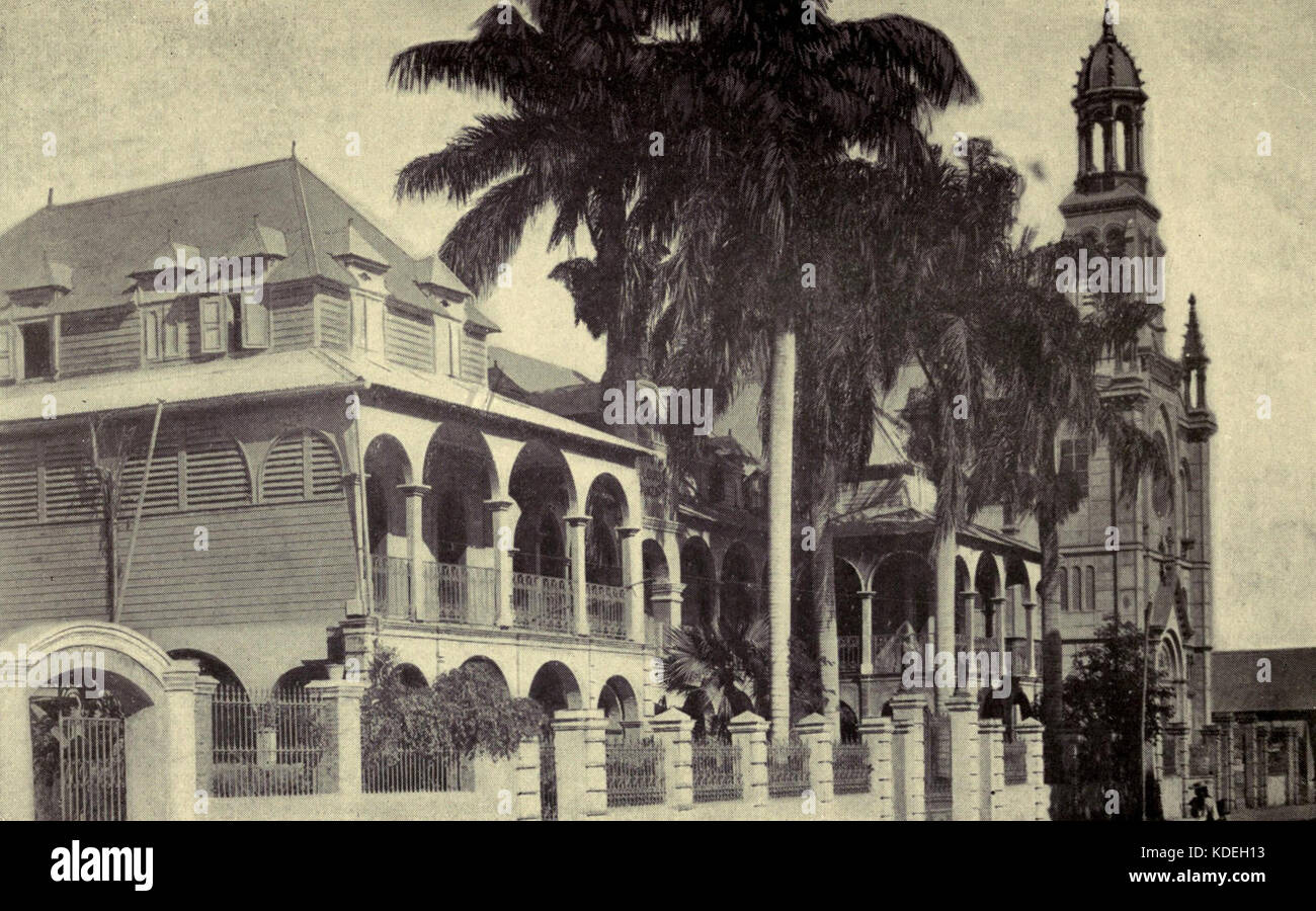 Grundschule der Brüder der christlichen Unterweisung Port-au-Prince Haiti, ihre Geschichte und ihre Kritiker Stockfoto