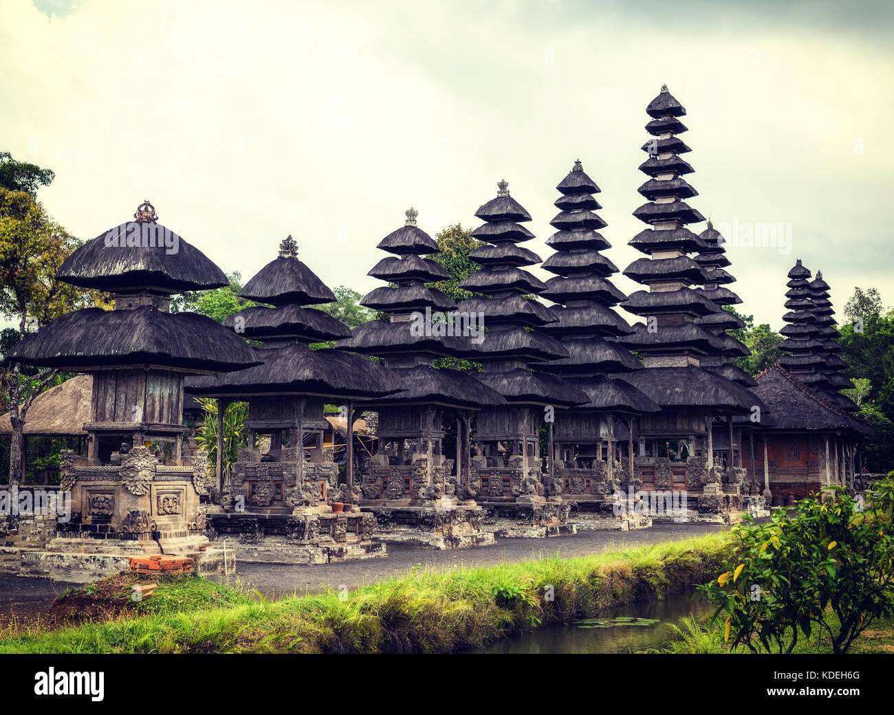Besakih Tempel auf Bali, Indonesien. Alte traditionelle hinduistische Religiöse Tempel Stockfoto