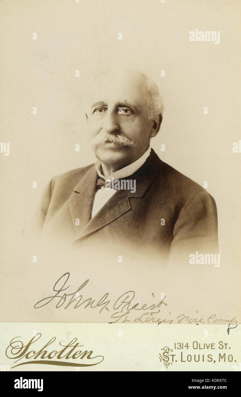 John G. Priester Stockfoto