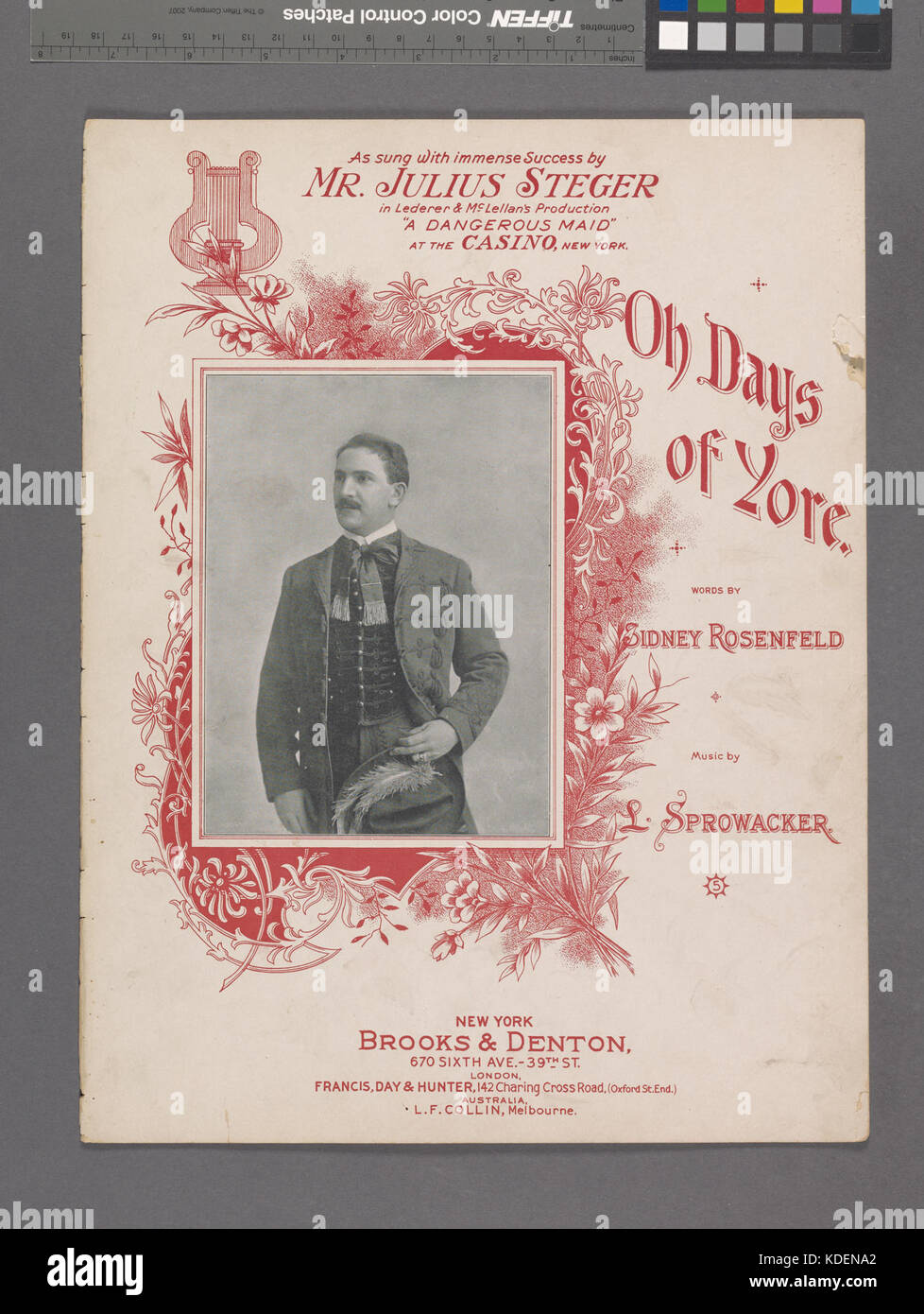 Oh! Tage von yore (NYPL Hades 609722 1256500) Stockfoto