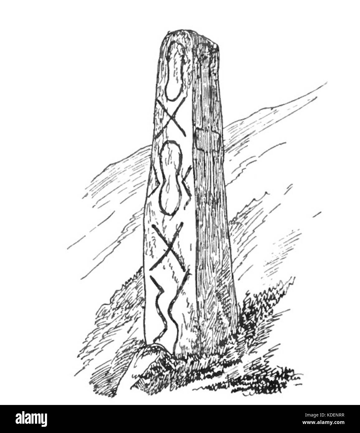 Stein, Sticklepath ein Buch von Dartmoor Stockfoto