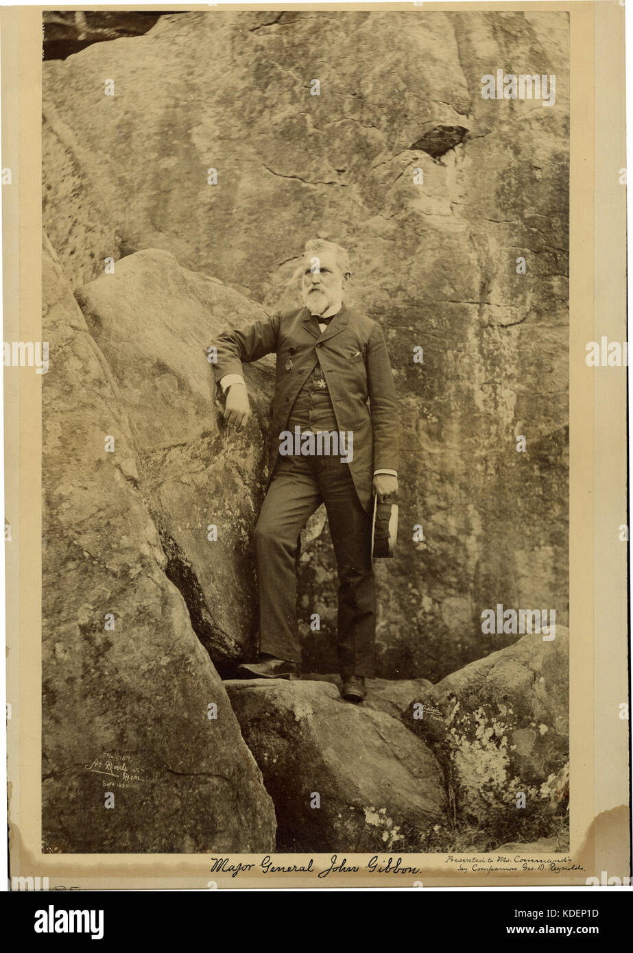 John Gibbon, Major General Stockfoto
