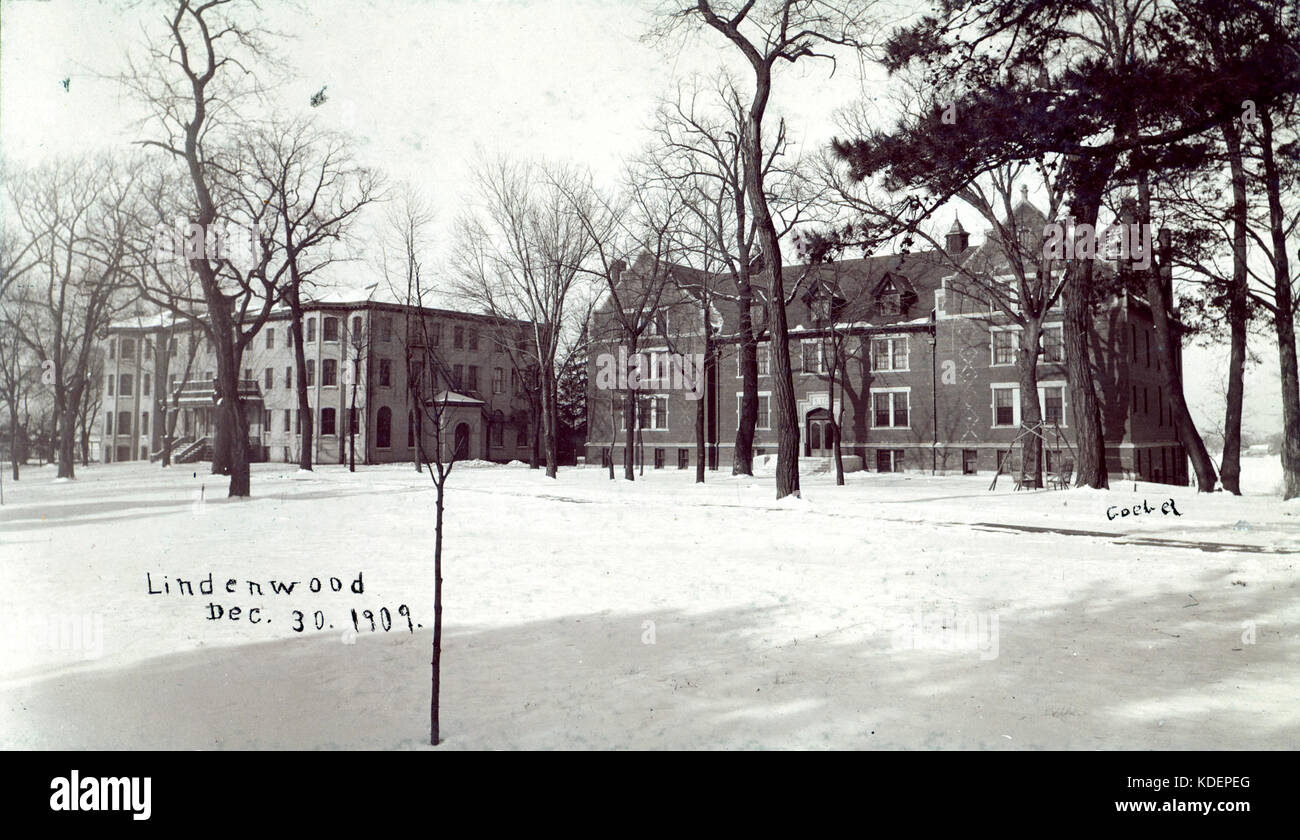 Lindenwood College. 209 South Kingshighway, St. Charles, MO. 30. Dez. 1909 Stockfoto