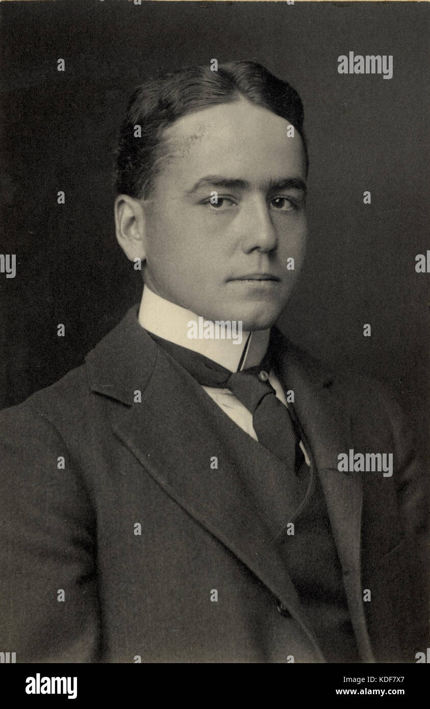 Jules Felix Valle, Jr. (* 20. Dezember 1882) Stockfoto