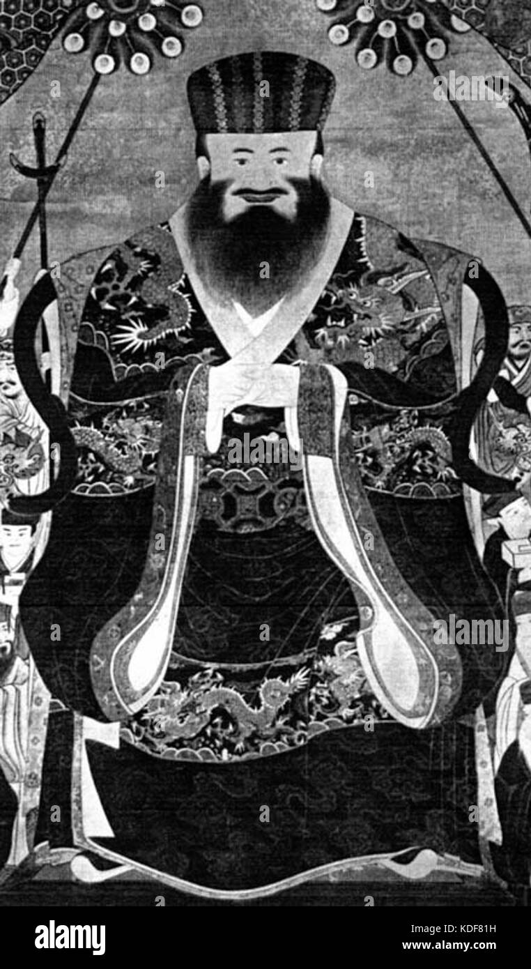 Prinz Sho Jun war eine bemerkenswerte Figur in Japan, möglicherweise ein königlicher oder einflussreicher Mensch in der Geschichte des Landes. Sein Image repräsentiert wahrscheinlich seine Position und seine Beiträge innerhalb der japanischen Kaiserfamilie. Stockfoto