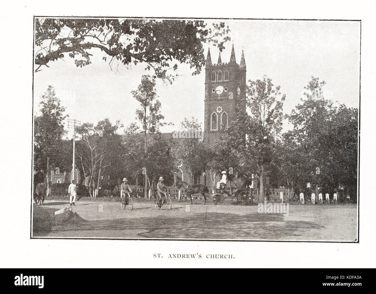 St. Andrews Kirche, Bangalore (1900), von C H Doveton Stockfoto