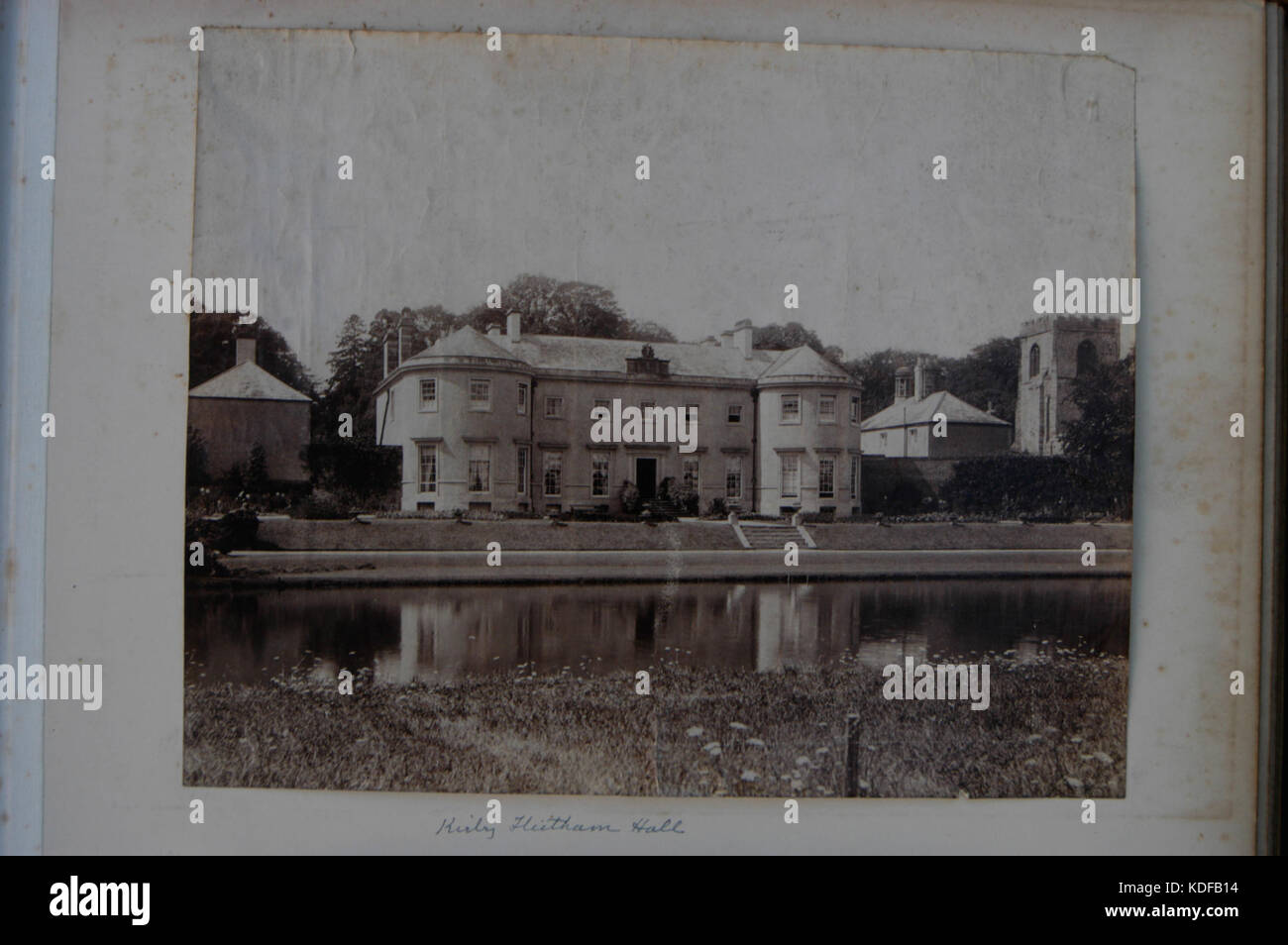 Kirkby Fleetham Hall, ca. 1889 Stockfoto