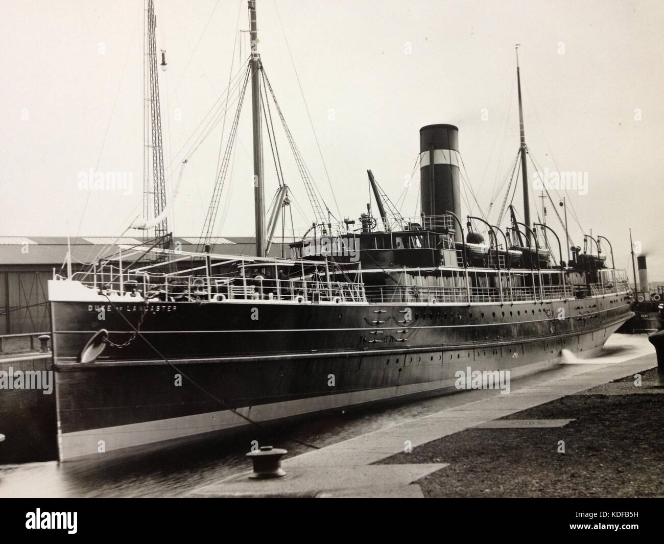 SS Herzog von Lancaster (SS der Ramsey). Stockfoto