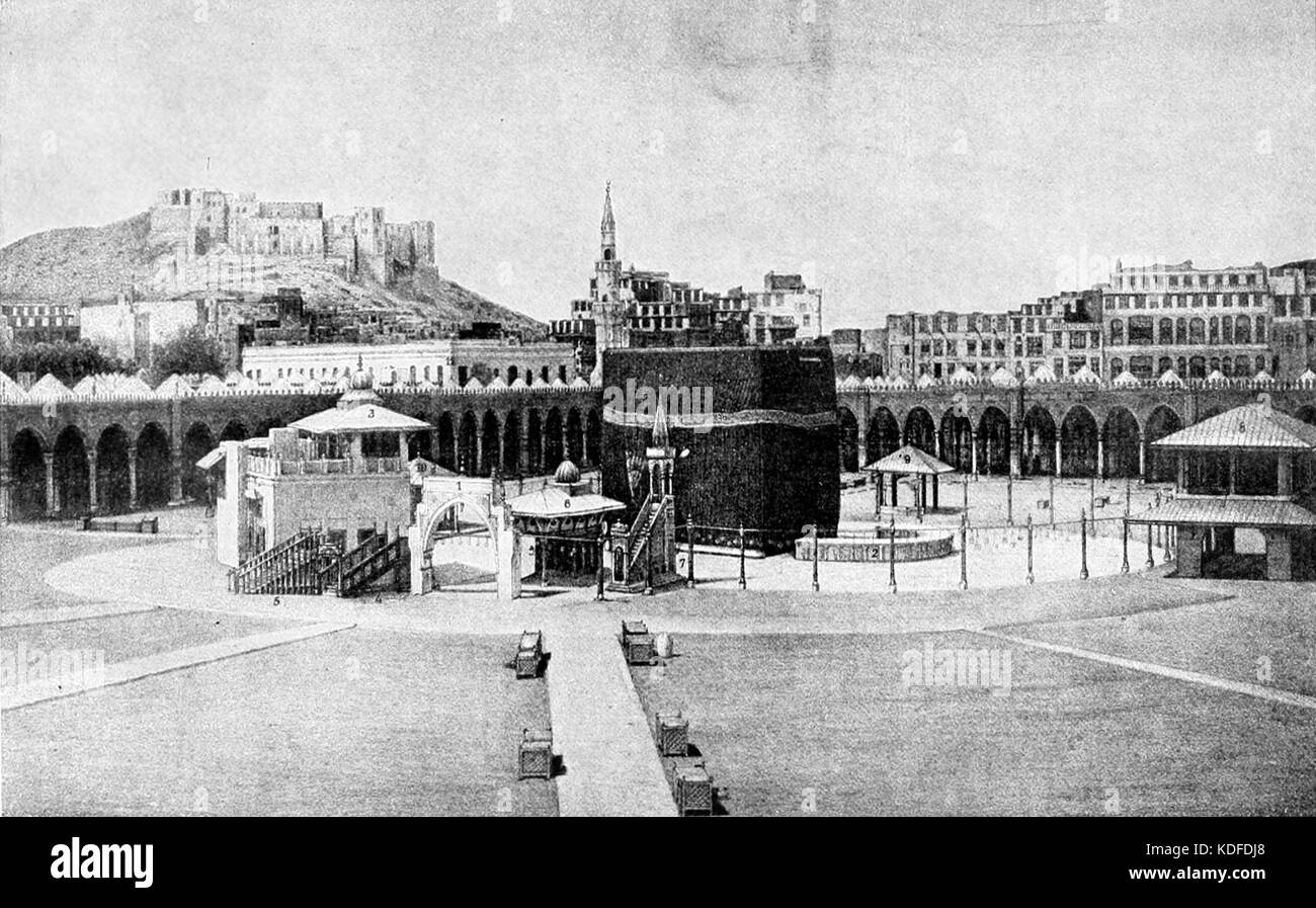 NIE 1905 Kaaba Stockfoto