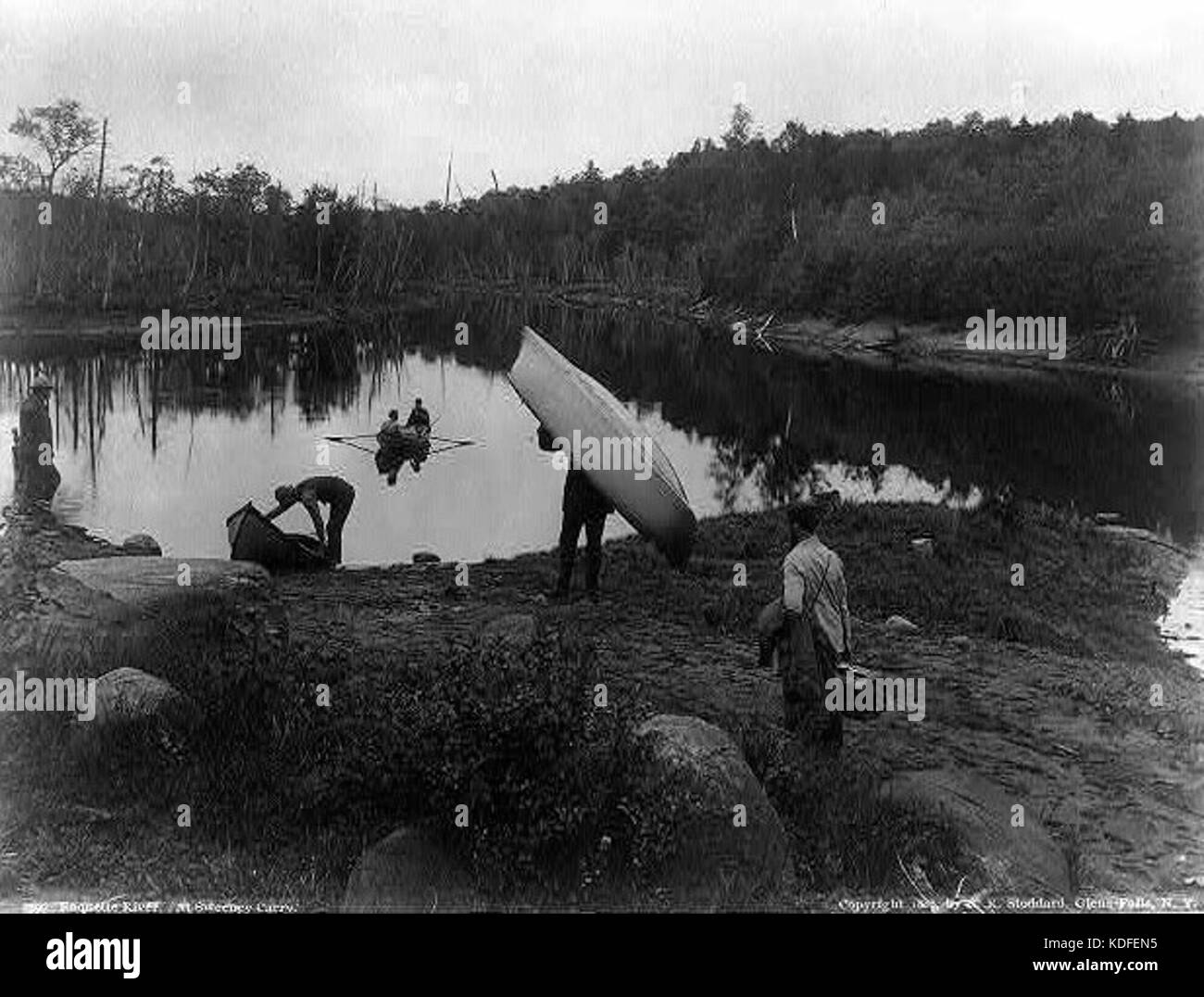 Raquette River bei Sweeney durchführen Stockfoto Raquette River bei Sweeney durchführen Stockfoto