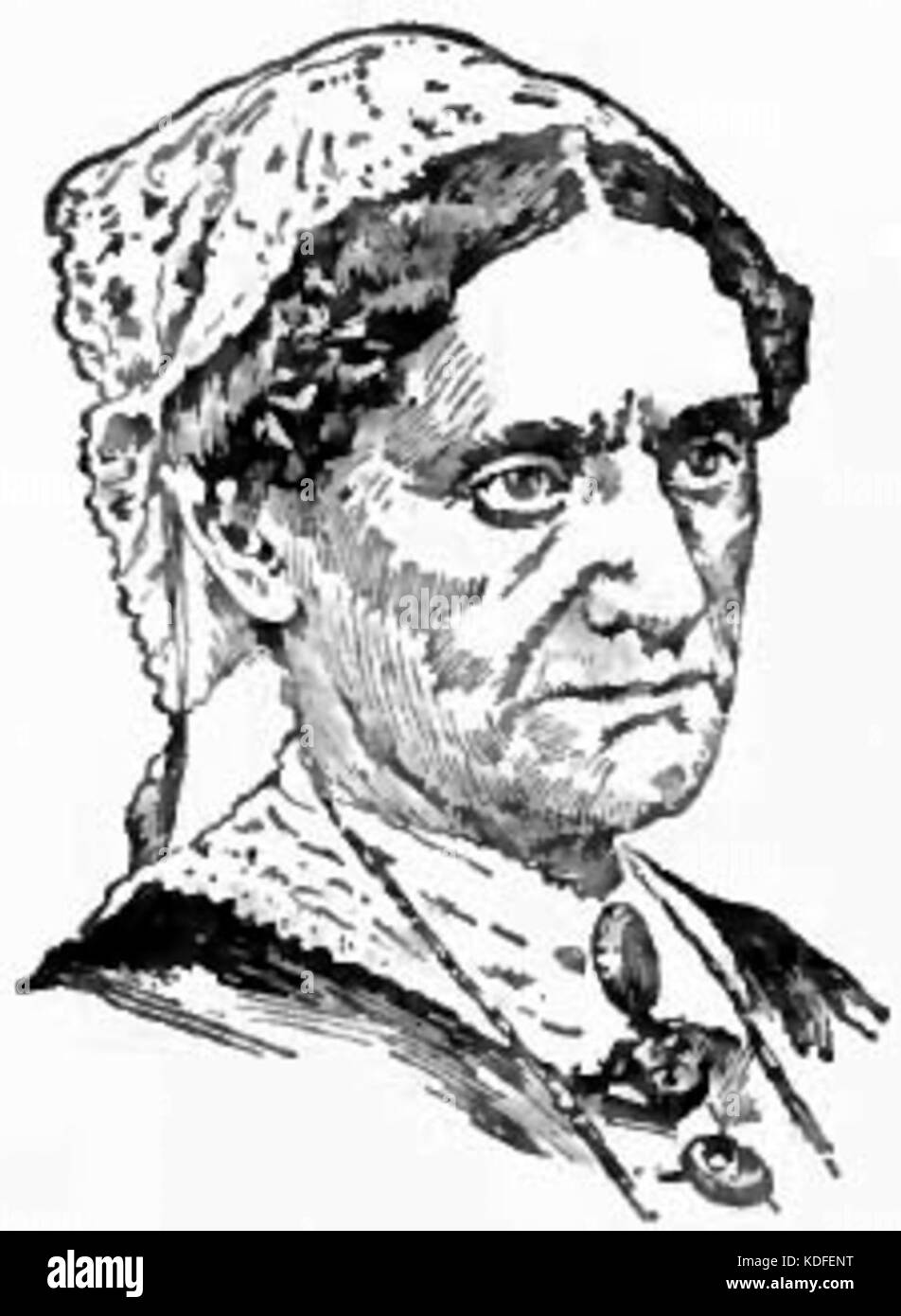 Präsidenten Eliza Johnson Stockfoto