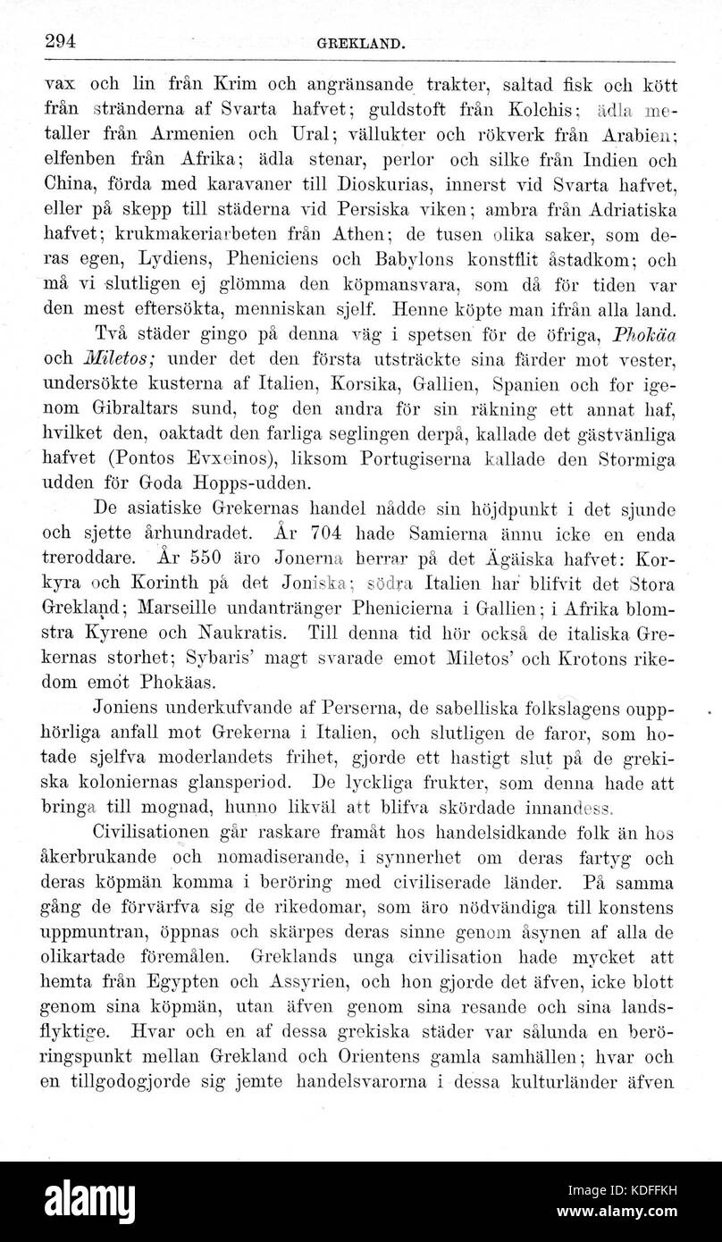 Illustrerad Verldshistoria ist ein illustriertes Weltgeschichte-Buch. Band I, Seite 29, deckt wahrscheinlich bedeutende Ereignisse und Persönlichkeiten der Weltgeschichte ab und bietet visuellen und schriftlichen Kontext zu wichtigen Momenten in der Zeit. Stockfoto