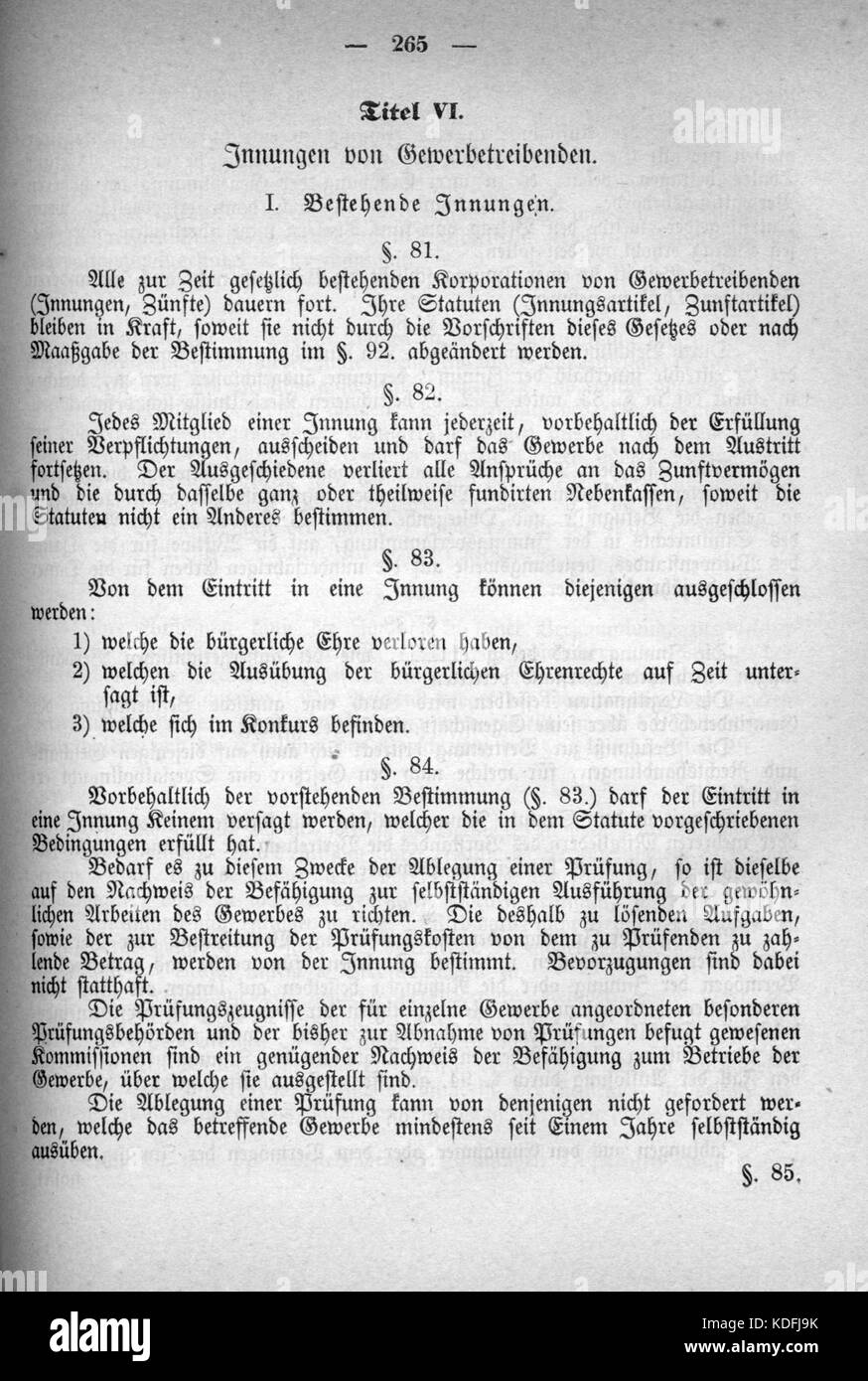 Das Norddeutsche Bundesgesetzblatt von 1869 ist ein bedeutendes Rechtsdokument des Norddeutschen Bundes, das die rechtliche und politische Landschaft der Region Mitte des 19. Jahrhunderts widerspiegelt. Stockfoto