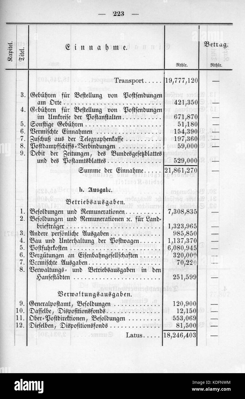 Das Norddeutsche Bundesgesetzblatt war eine bedeutende deutsche Rechtsschrift. Dieses spezifische Thema aus dem Jahr 1869 spiegelt die rechtlichen und politischen Entwicklungen der damaligen Zeit in Norddeutschland wider. Stockfoto