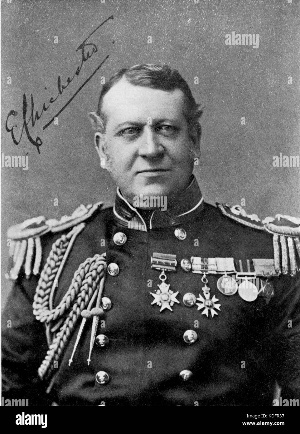 Konteradmiral Sir Edward Chichester, Bart Stockfoto