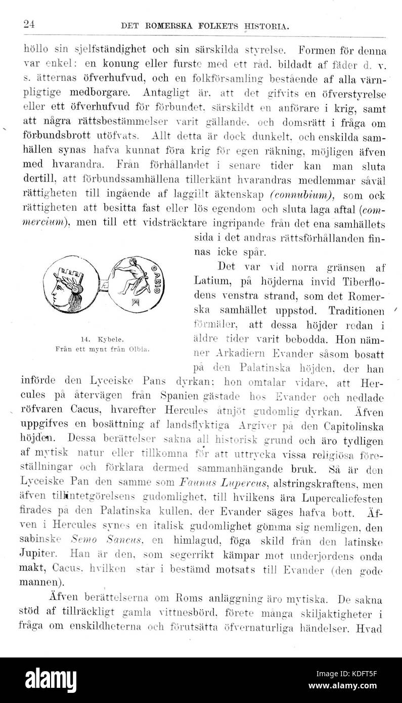 Illustrerad Verldshistoria Band II 024 Stockfoto