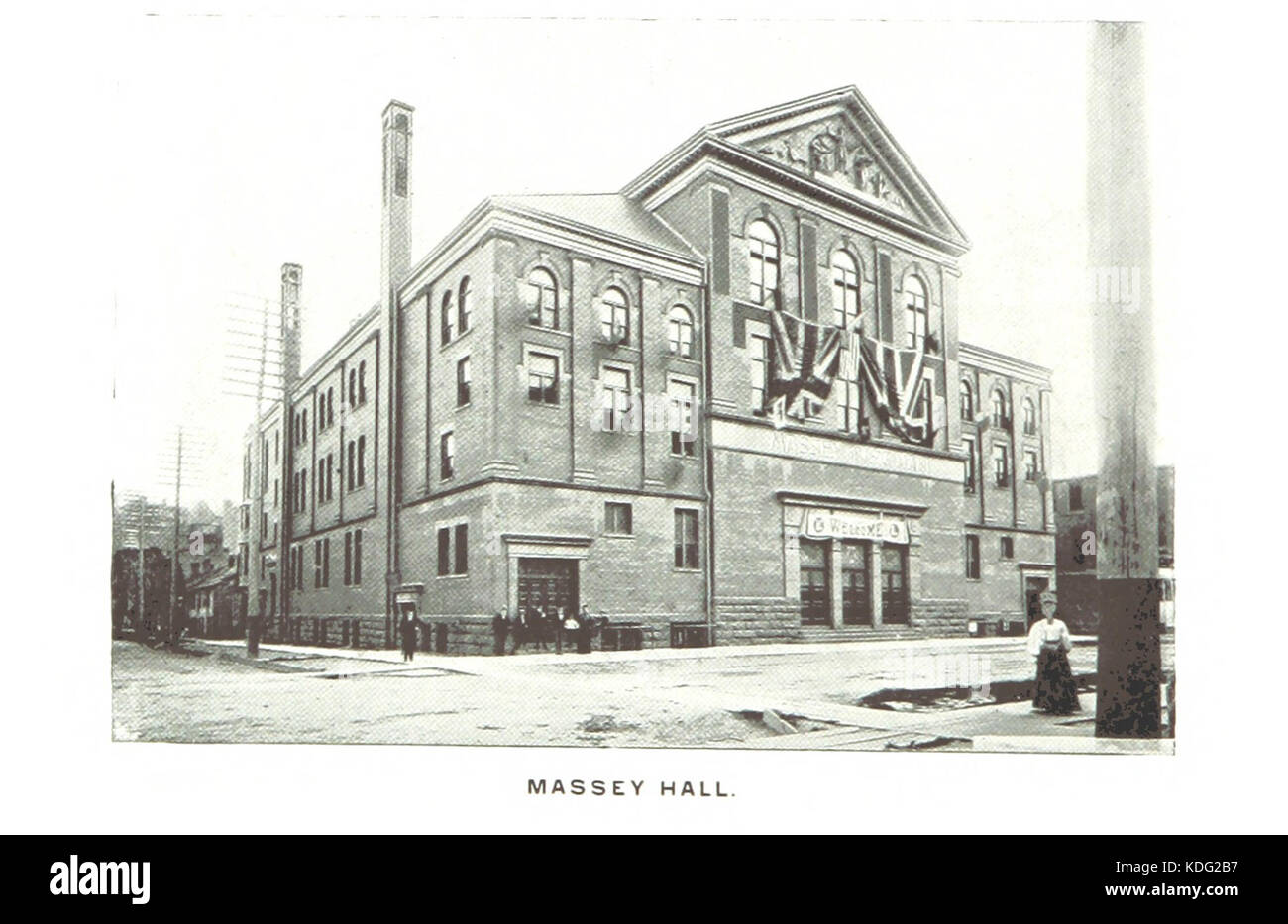 Massey Hall 1899 Stockfoto