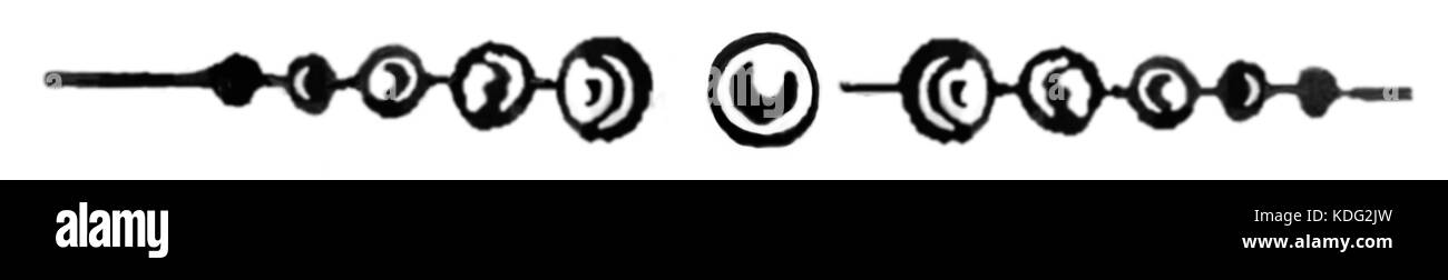 Noc letnia Ornament 5 Stockfoto