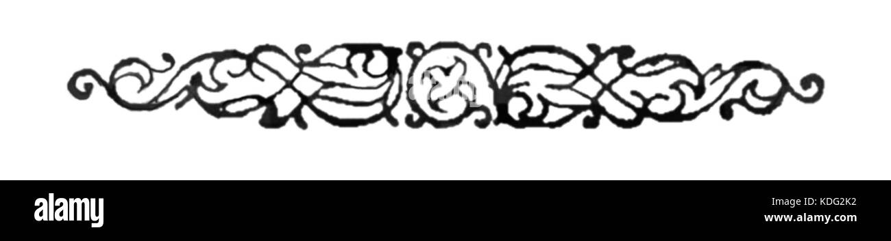 Noc letnia Ornament 6 Stockfoto