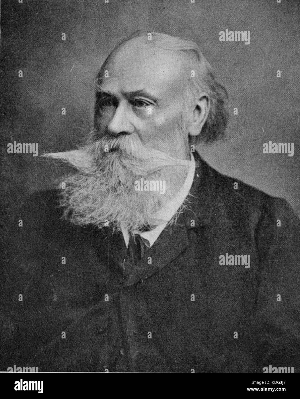 Karl Blind, ein in Deutschland geborener Politiker und Schriftsteller, bekannt für seine Arbeit im 19. Jahrhundert, die zum politischen Denken und Aktivismus in Europa beitrug. Stockfoto