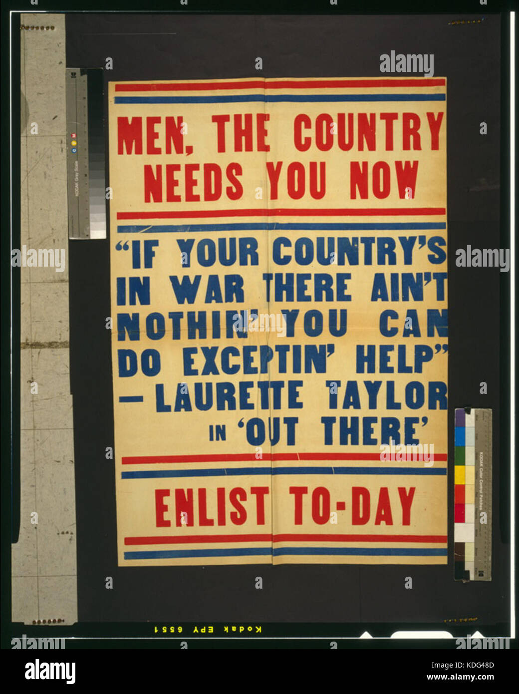 Männer, die das Land braucht sie jetzt LCCN 2001698254 Stockfoto