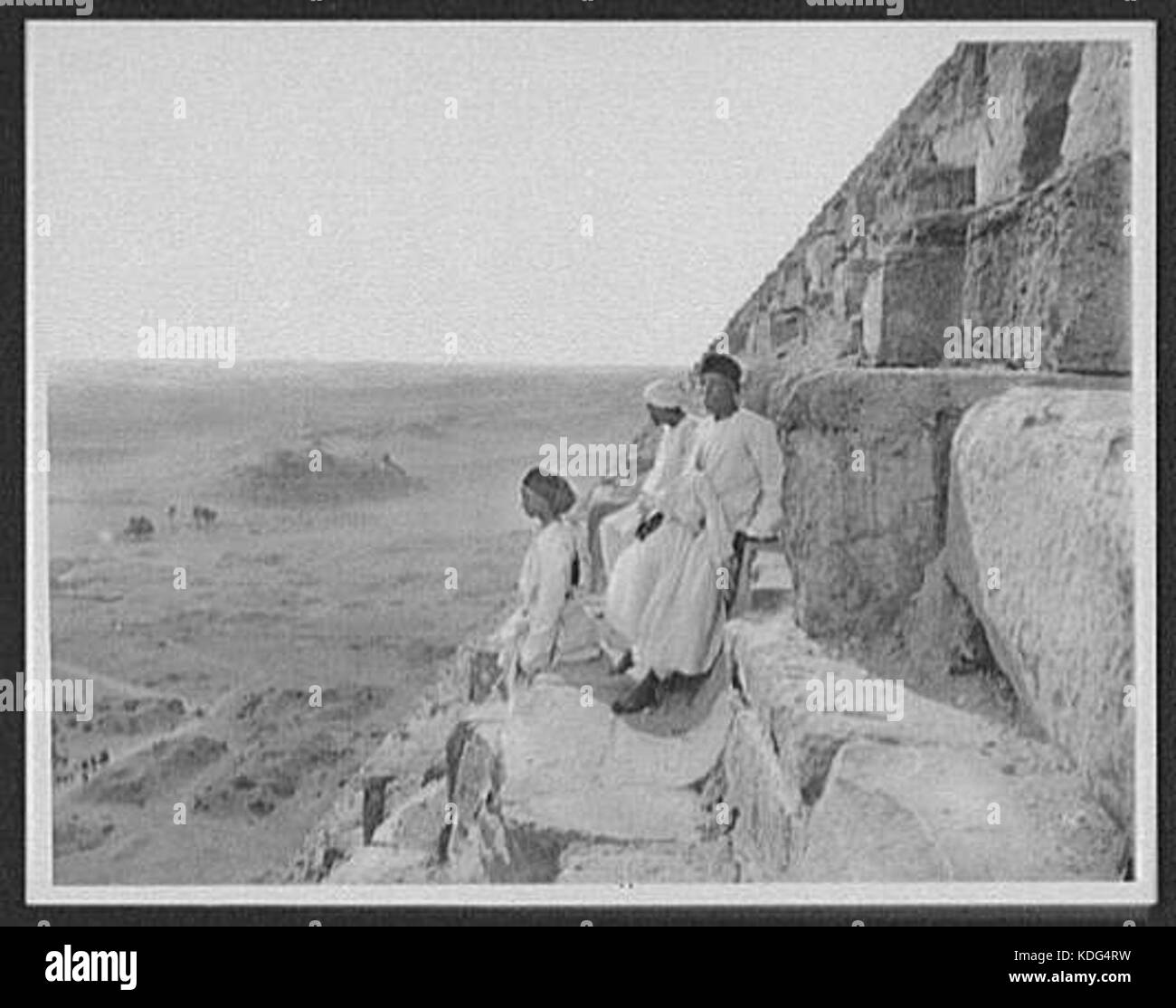 Seitenansicht der Großen Pyramide LCCN 2004707272 Stockfoto