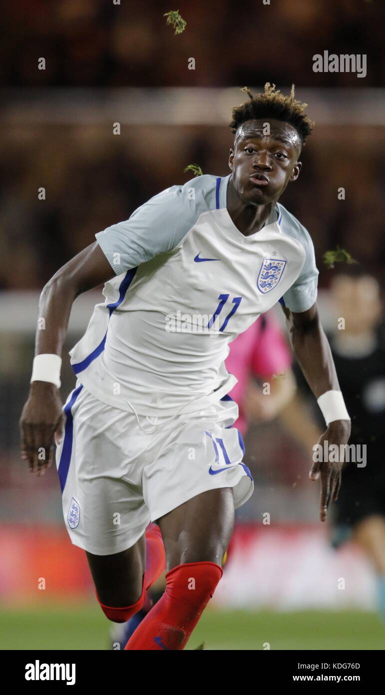 TAMMY ABRAHAM ENGLAND FC & Swansea City FC 2017 Stockfoto