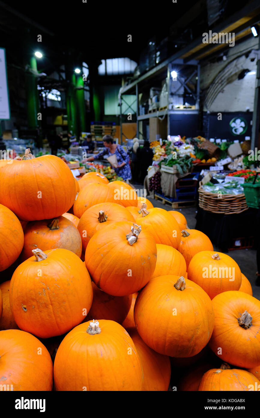 Herbst auf dem Borough Market, SE1, London, Vereinigtes Königreich Stockfoto