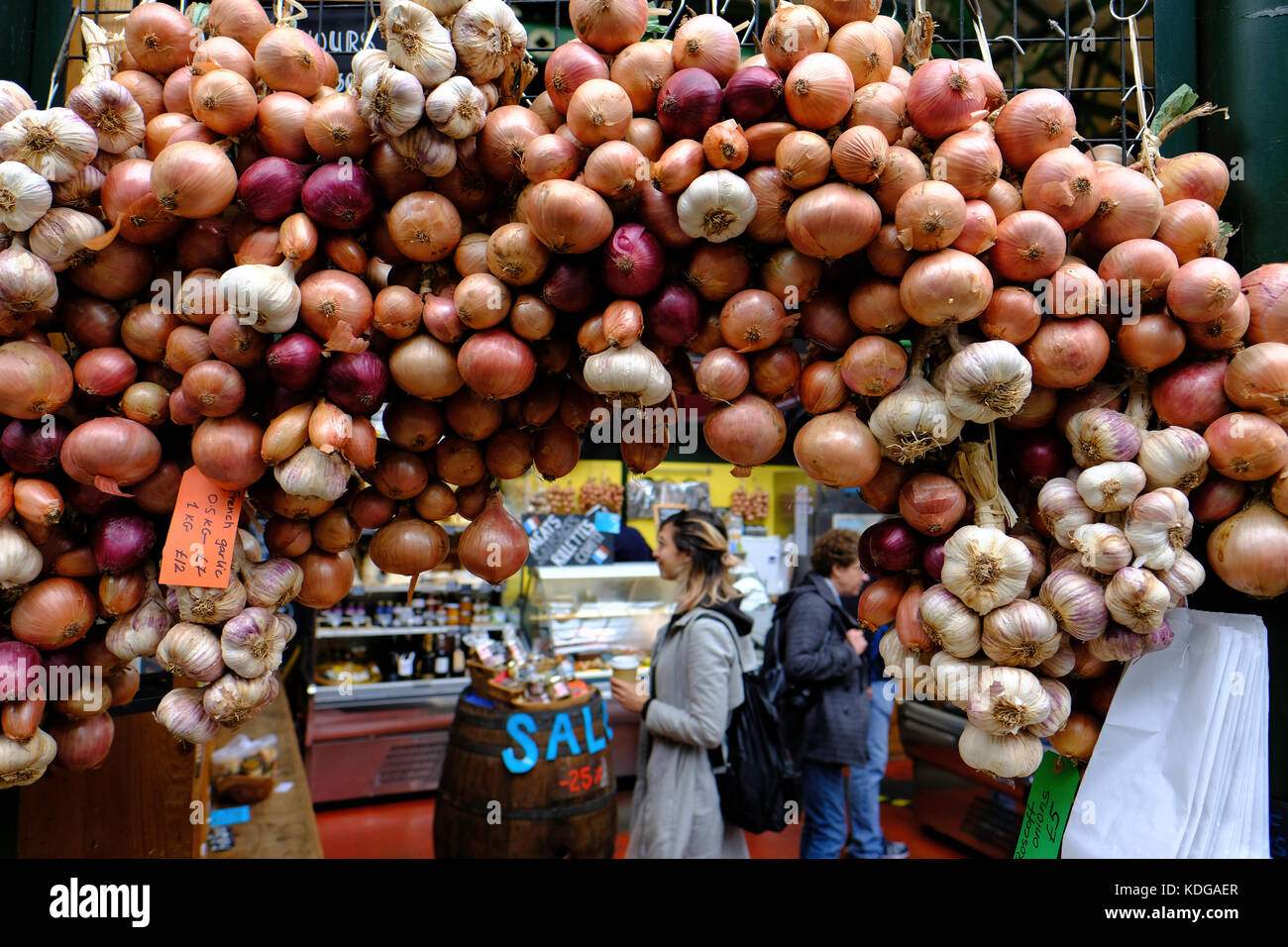 Borough Market, SE1, London, Vereinigtes Königreich Stockfoto
