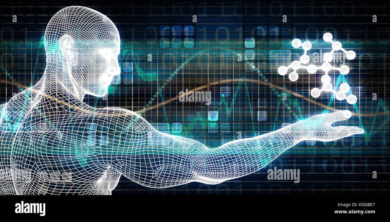 Forschung und Entwicklung in der Wissenschaft Industrie Kunst Stockfoto