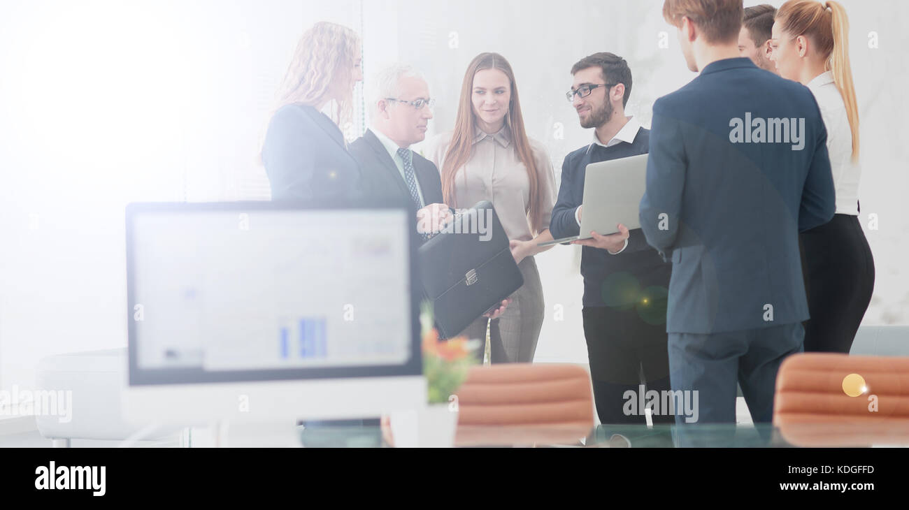 Erfolgreiche Business Team Planung arbeiten zusammen Stockfoto