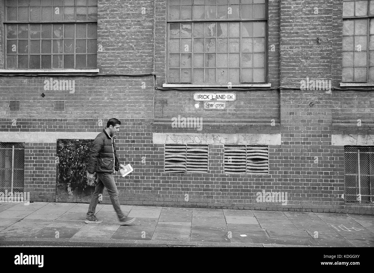 Street Fotografie um Camden Town und Bethnal Green. Stockfoto
